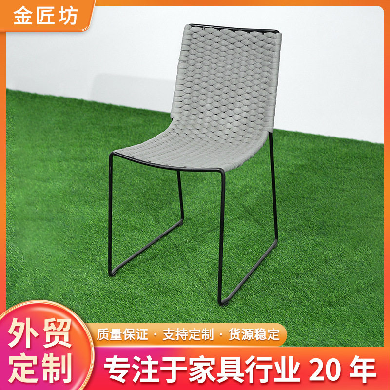 厂家批发实用简约藤编椅子网红民宿酒店茶楼饭店餐饮家用庭院室外