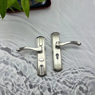 室内木门锁单舌整套50锁舌可调室内锁不锈钢单舌鸭舌手柄不锈钢