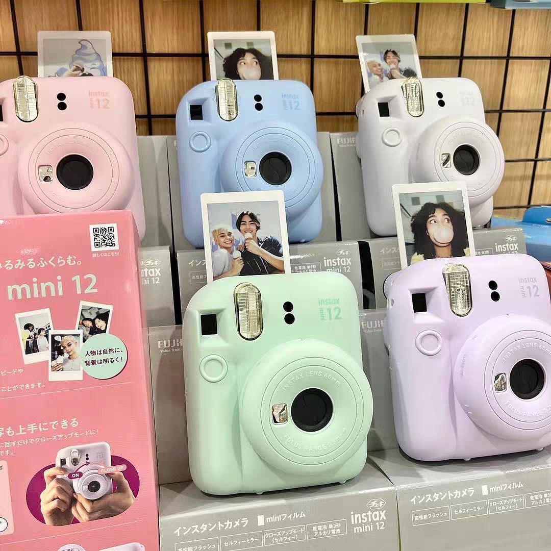 现货Fuji/富士拍立得相机instax mini12 自拍相机拍立得11升级款