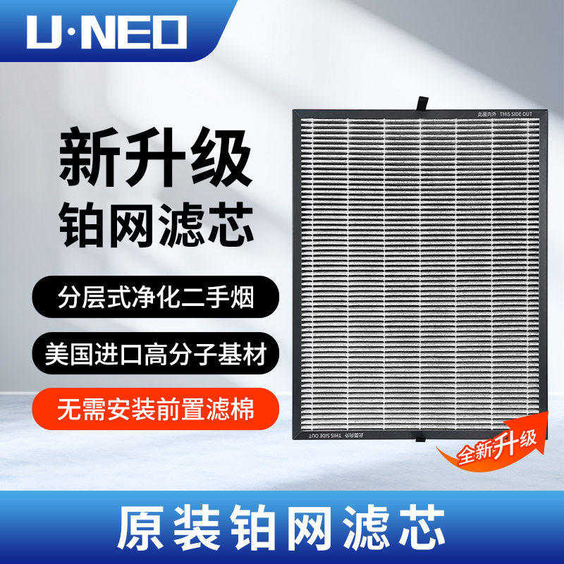 高效除烟除味滤网滤芯UNEO云诺净烟卫士专用