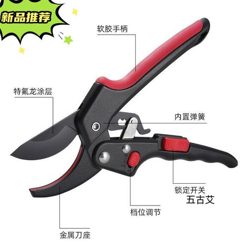 助力果树修枝剪树枝花艺枝剪子粗枝剪枝园林工具省力修剪园艺剪刀