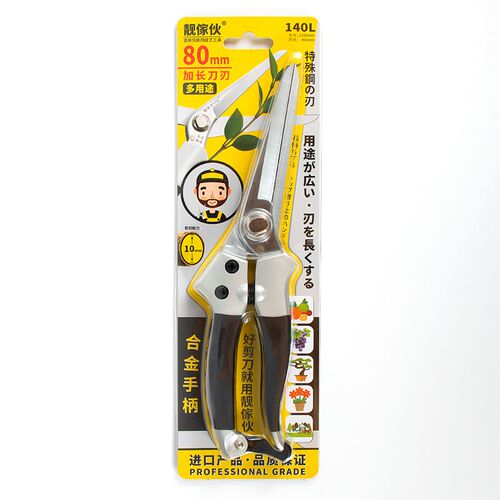 台湾进口靓家伙剪枝剪刀加长月季家用园艺果树盆栽园林修花修枝剪