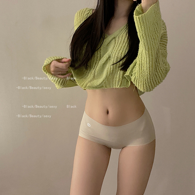 夏季冰丝无痕薄款中腰超薄大码裤