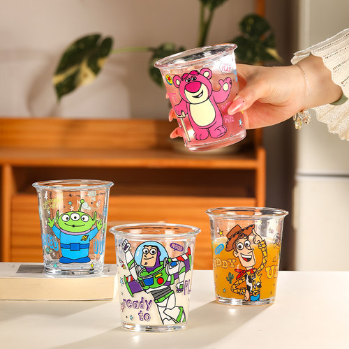 迪士尼玻璃杯玩具总动员玻璃杯