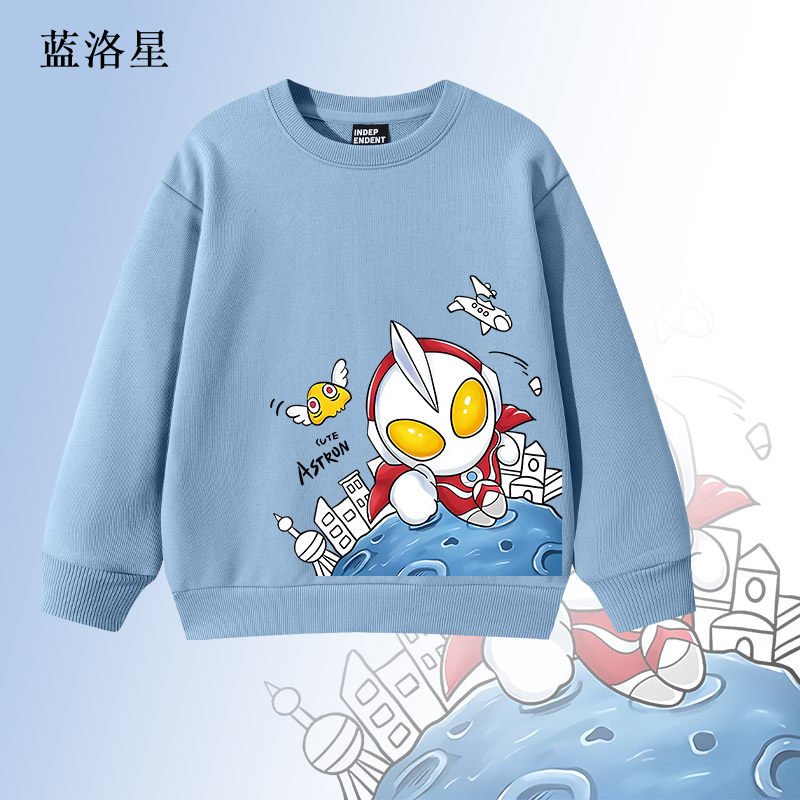 卫衣男童秋装上衣春秋款衣服卡通奥特曼童装女童薄款儿童洋气外套