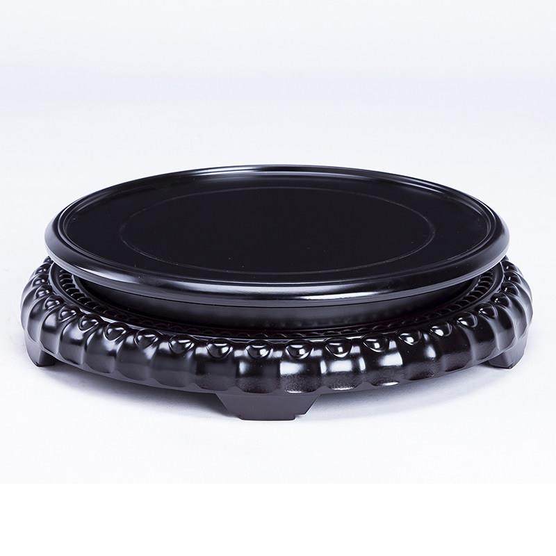 花瓶底座圆形木质 陶瓷茶壶花盆佛像鱼缸奇石头实木摆件旋转底座,家居饰品,装饰摆件,淘宝优惠券,粉丝福利购,淘宝优惠卷