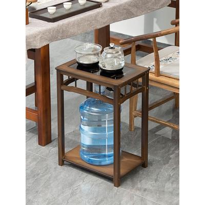 新中式茶桌家用小茶台实木移动茶几泡茶桌烧水壶一体全自动茶水柜