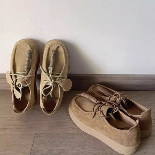 高圆圆章若楠同款复古德训鞋女