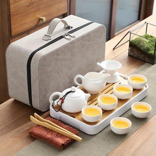 便携式 旅行功夫茶具小套装 包户外泡茶壶旅游简约家用茶盘定制logo