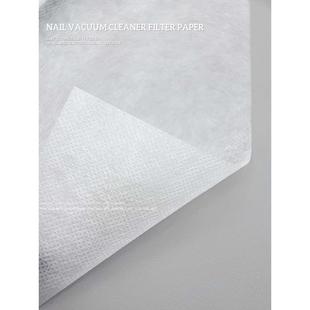 美甲吸尘过滤棉100张增大风力吸尘器过滤纸过滤网吸尘机清洁工具