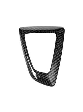 适用于宝马12345系F20F30F31F34档把盖下巴贴真碳纤维贴件左右驾