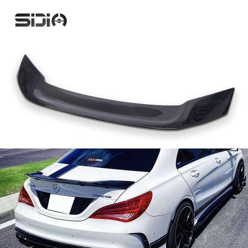 适用于奔驰CLA W117 R款碳纤维尾翼 扰流板出口品质