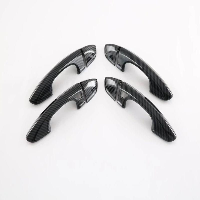 适用13-20款福特蒙迪欧FordFusion拉手碳纤纹车门外把手门碗