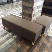 换鞋 凳实木布艺长条沙发凳鞋 店试鞋 欧式 凳服装 店沙发凳试衣间凳子