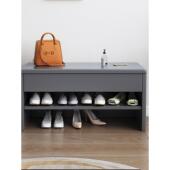 北欧实木换鞋 架 柜家用门口收纳储物一体多层抽屉入户鞋 凳可坐式 鞋