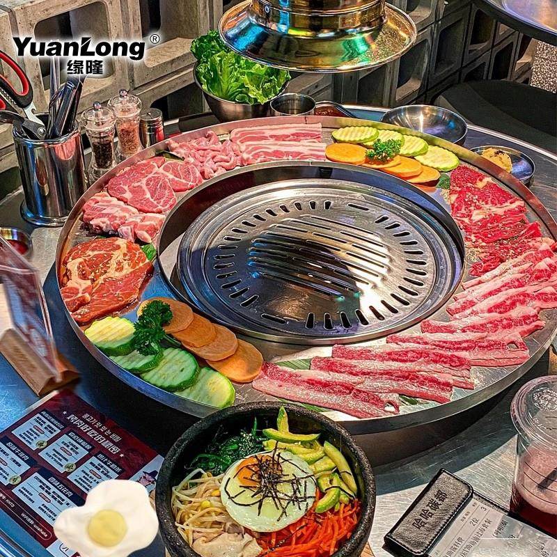 烤肉店盘子商用创意不锈钢呼啦圈圆环形菜盘呼啦圈餐盘圆形餐具,厨房/烹饪用具,其它烧烤用品,淘宝优惠券,粉丝福利购,淘宝优惠卷