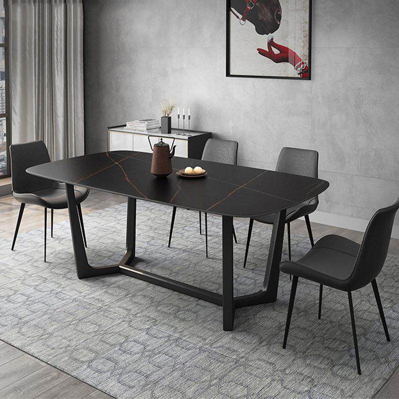 超微晶石餐桌意式长方形现代简约家用轻奢风北欧岩板餐桌椅组合,住宅家具,岩板餐桌,淘宝优惠券,粉丝福利购,淘宝优惠卷