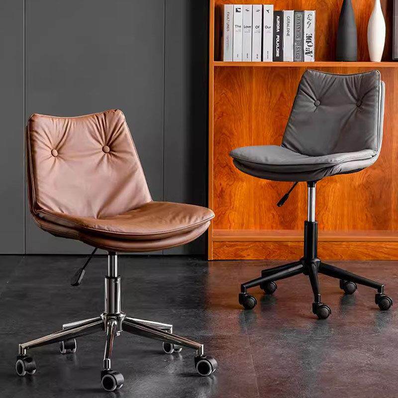 北欧电脑椅小空间学生轻奢升降书房靠背小型滑轮转椅家用舒适椅子