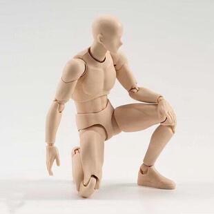 SHF素体人偶全身关节可动figma模型模型美术绘画素描男女参考工具