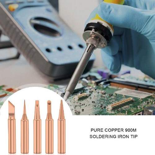 极速5Pcs I B K 2.4D 3C soldering iron pure coppYer 900M