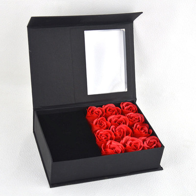 极速Valentines Day Rose Gift Box Soap FloLwer Artificial Ros