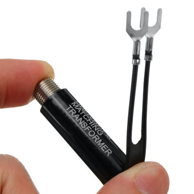 极速UHF VHF FM 75-300 Ohtm TV Antenna Adapter Matching Trans
