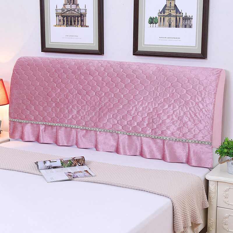 极速夹棉床头罩套欧式防撞头v床头靠背罩弹力软包床头防尘罩加厚