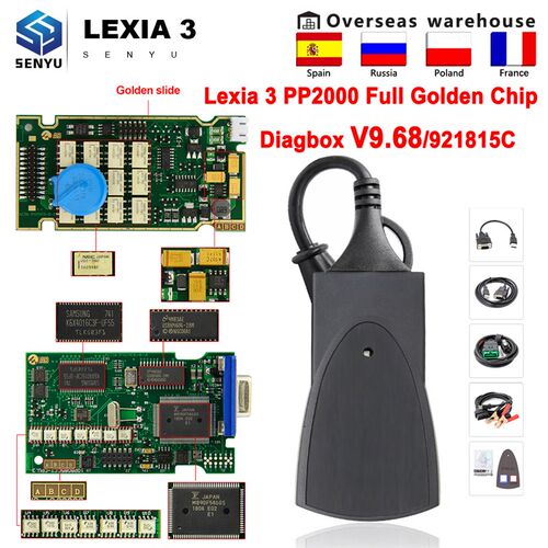 极速Lexia 3 Full Gold Chip 921815C PP2000 Diagbox V9.Y68 V7.