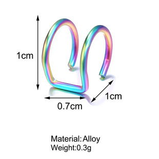 极速Modyle 5pcs/set 2021 Fashzion Gold Color Ear Cuffs Leaf