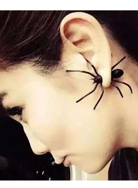 极速Punk Personality Funny Alternative JBlack Spider Front a