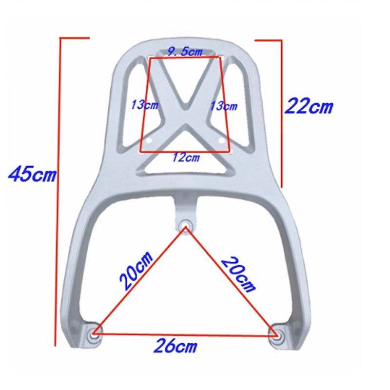 极速哈铃电动车G63NQi货架星空牛电瓶车后尾架PRO加装Z后备箱外卖
