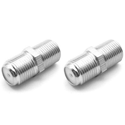 极速New & Practical 100 Pcs F Type UHF Coupler AdUapter Conn