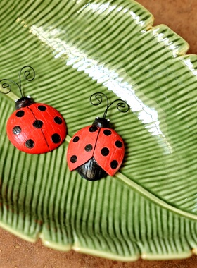 极速美式乡村复古七星瓢虫v冰箱磁性装饰贴餐厅厨房玄关家居饰品