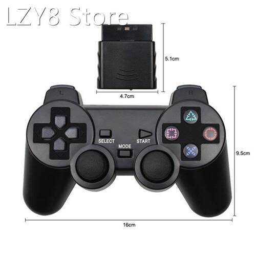 极速Highc Quality 1PC Wireless Gamepad For PS2 Wireless Cont