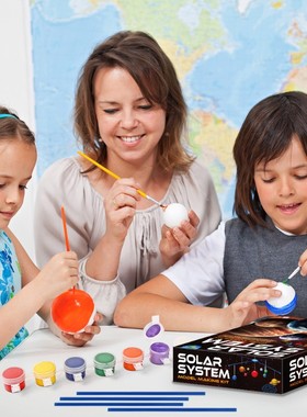 极速DIY The Solar System planets Planetarium PModel Making K