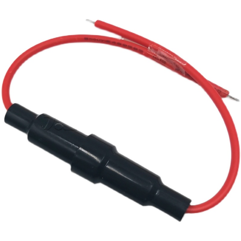 极速5*20 g6*f30mm保险丝座带线 防水线带弹簧 接线式保险丝盒套