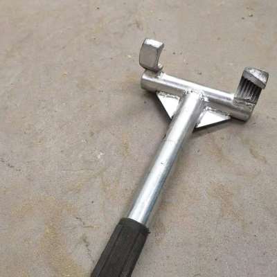 极速农用大棚插管器拔q管起管拔管挖洞打孔取管钢管T骨架大棚配件
