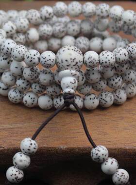 极速海南正月高密星月菩提手串x6mm108颗佛珠原籽男女情侣手链项