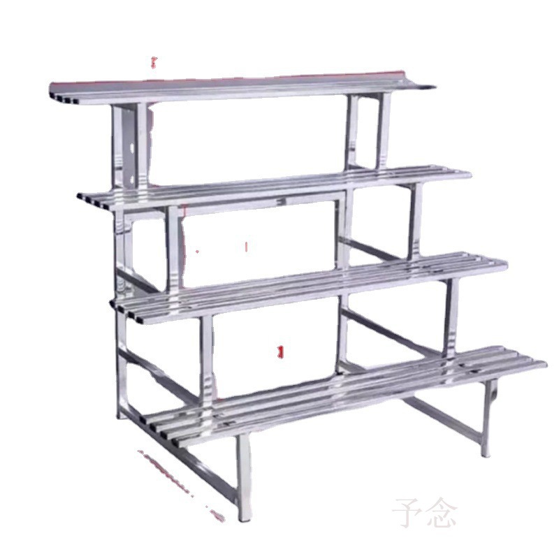 极速不锈钢花架多层室内室外阳台客厅G花盆架防腐防锈阶梯式落地