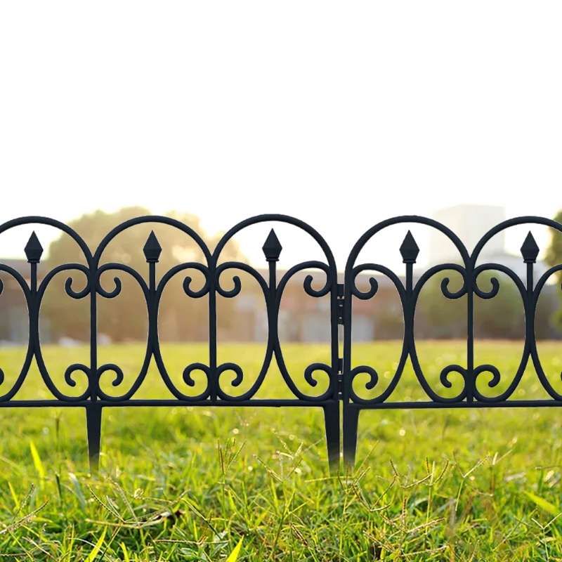 速发5pcs Decorative Garden Fence Outdoor Rustproof Landscape
