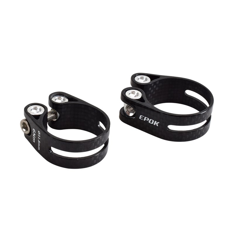 极速超轻14g碳纤维公路自行车坐管夹 31.8mm 3O4.9mm山地车座杆夹