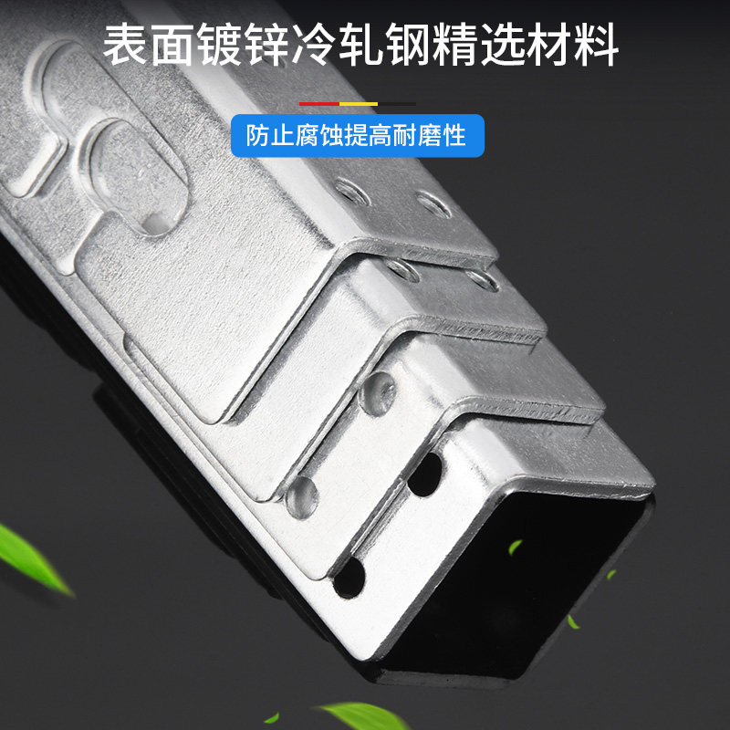 极速加厚重型牀铰链牀插牀扣件木牀挂钩角码家俱S牀固定五金配件