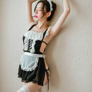 极速Sexy underwear sexy perspectiveF role play maid suit pre