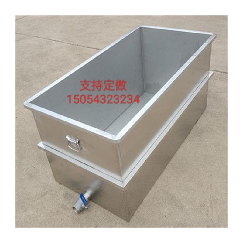 极速订做白d钢水池304不锈钢水箱水桶移动水车储水罐洗刷池圆形储