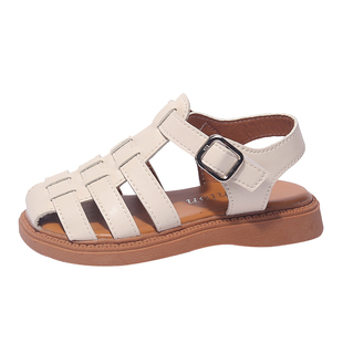 极速女童a凉鞋2023新款夏款罗马公主鞋中大童小女孩夏季儿童包头