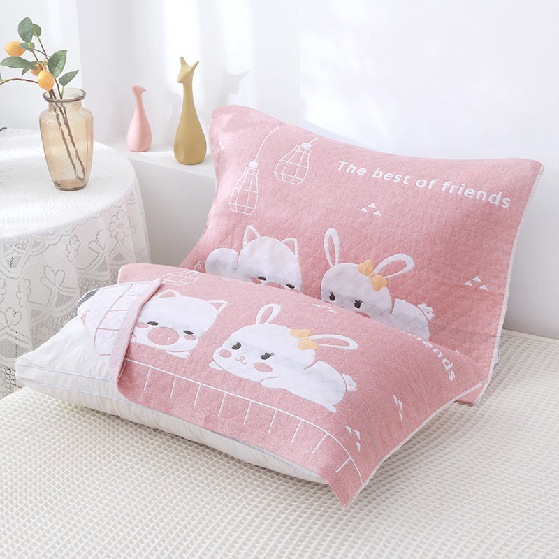 极速纯棉枕巾一对装全棉纱布加大加厚绑带L防滑枕头巾四季情侣盖,床上用品,枕巾,淘宝优惠券,粉丝福利购,淘宝优惠卷