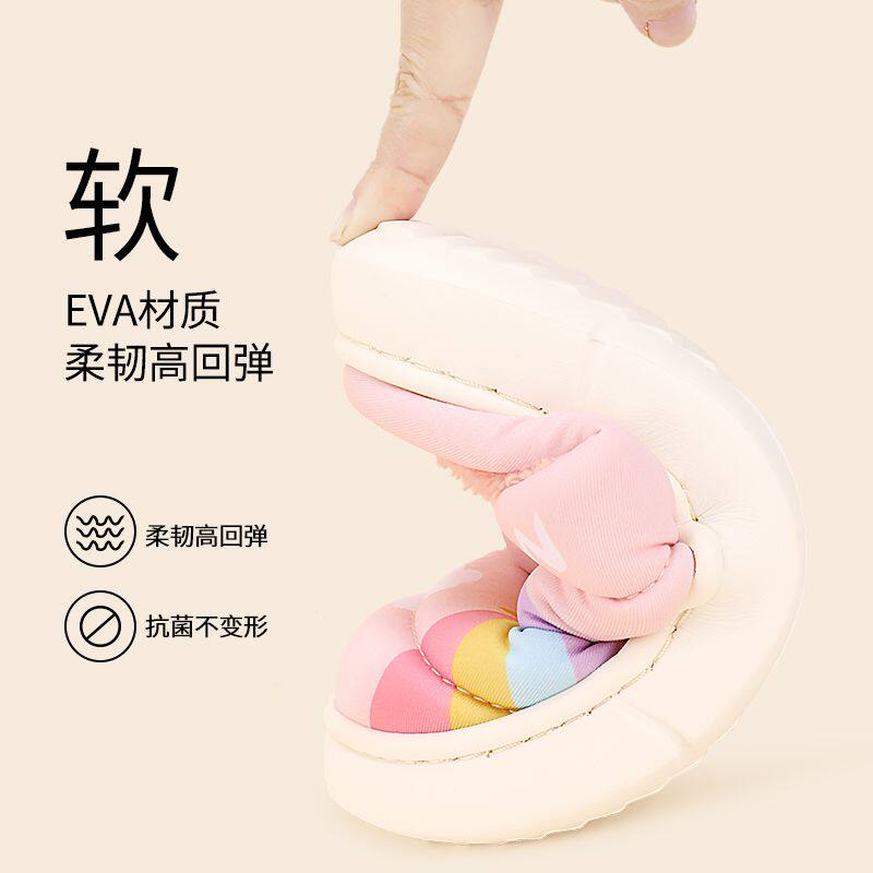 极速多妙屋儿童棉拖鞋室内家居秋冬可爱男童女童T小童宝宝防滑棉