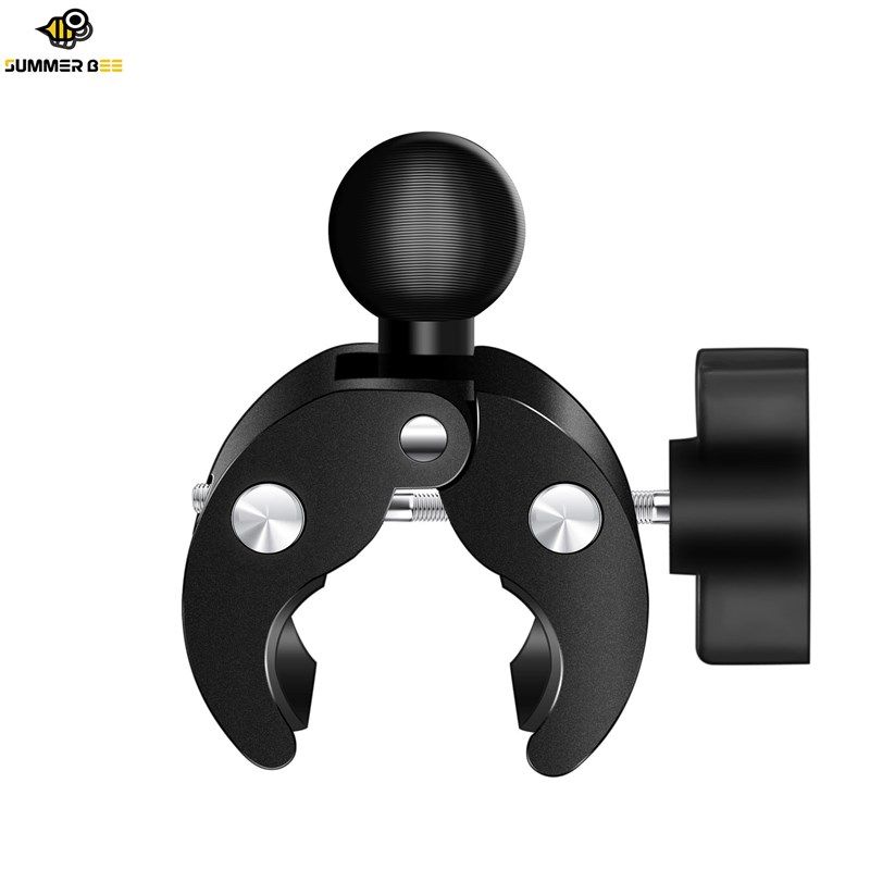 极速铝合金球头支架25mm摩托车手机F导航支架底座运动相机后视镜