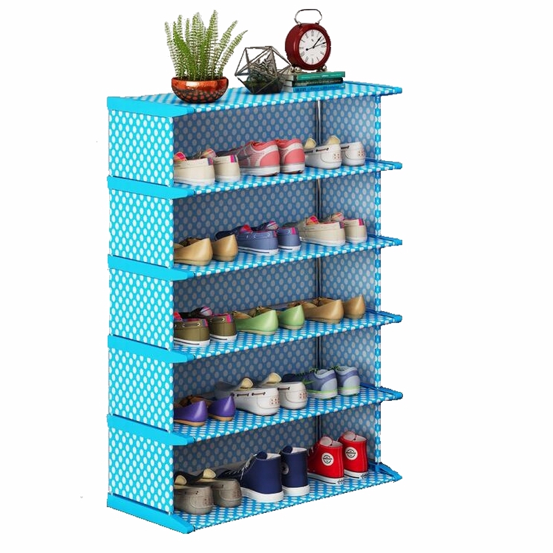 极速newVertical Shoe Rasck Dustproof Shoe Cabinet Easy Assem