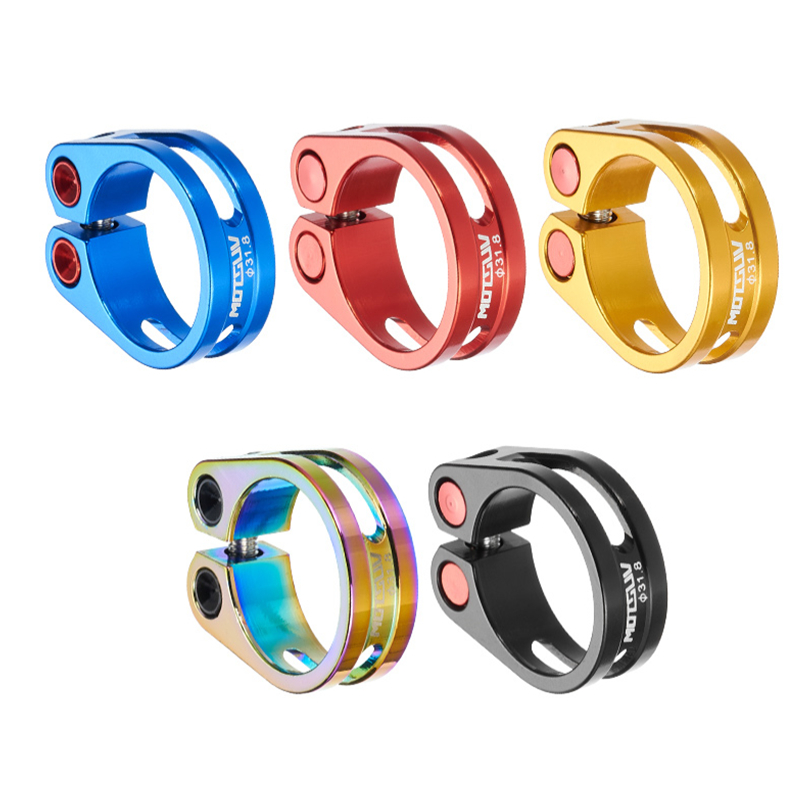 极速山地自行车坐管夹 折叠车快拆固定卡扣座杆锁V死夹环公路车配